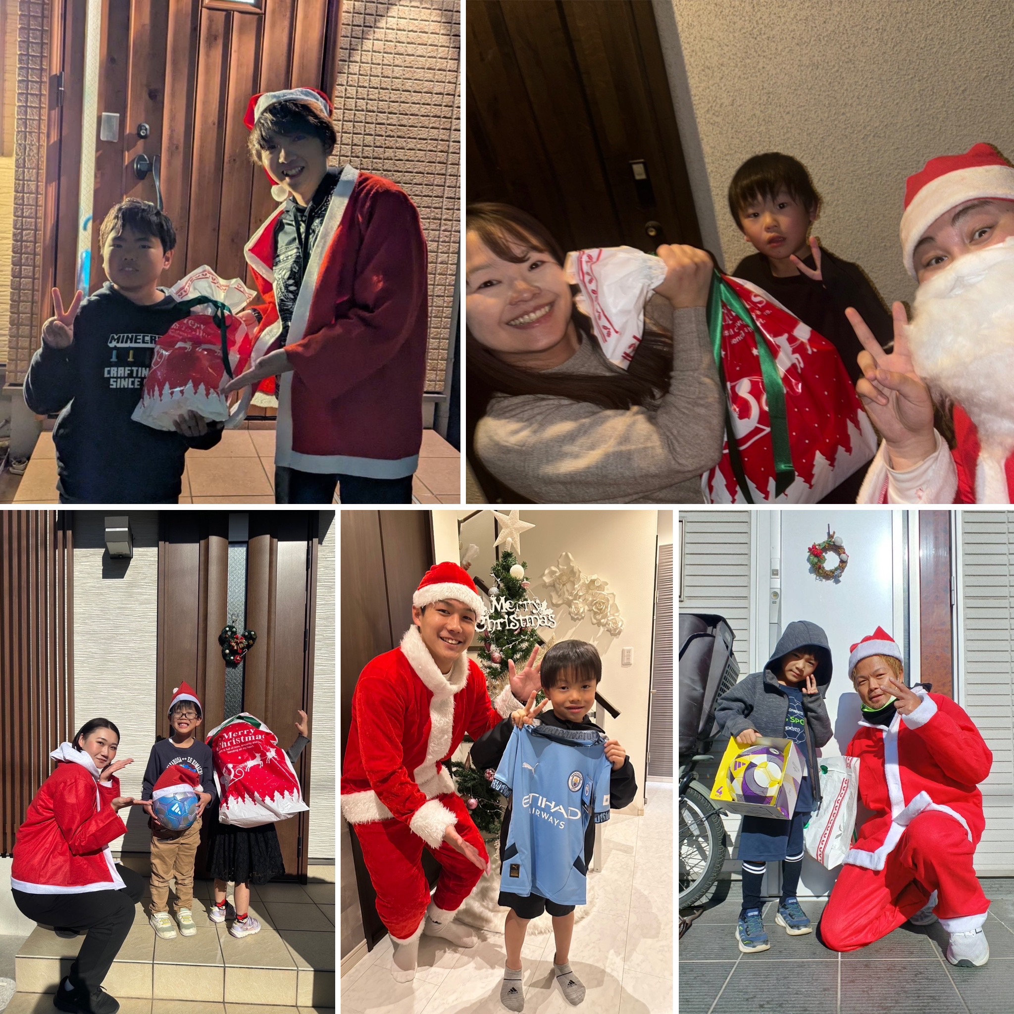 今年もキシスポサンタが登場し プレゼントをお届けしました☆